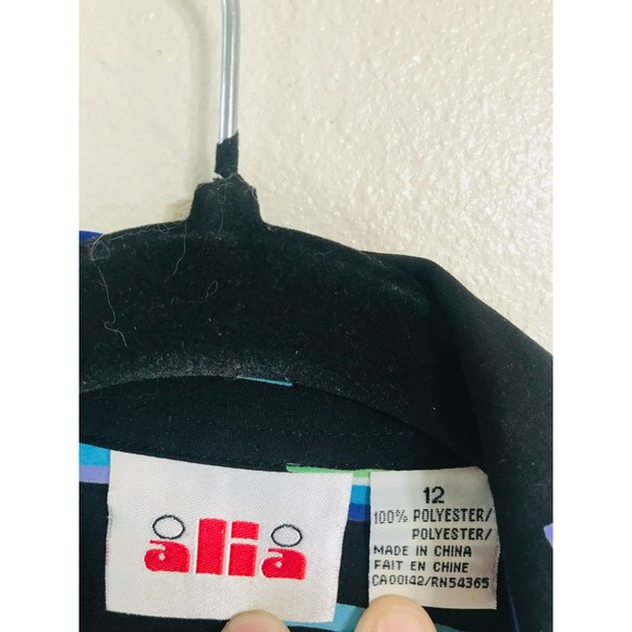 Alia Women's Mod Career Blouse, Size 12 - Picture 2 of 3